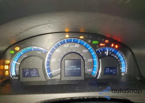 2013 Toyota Camry Hybrid z USA, uszkodzony, nr VIN 4T1BD1FK5DU080059